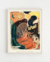Light Framed Great Barrier Reef Enchinoderms Vintage Illustration Wall Art Print